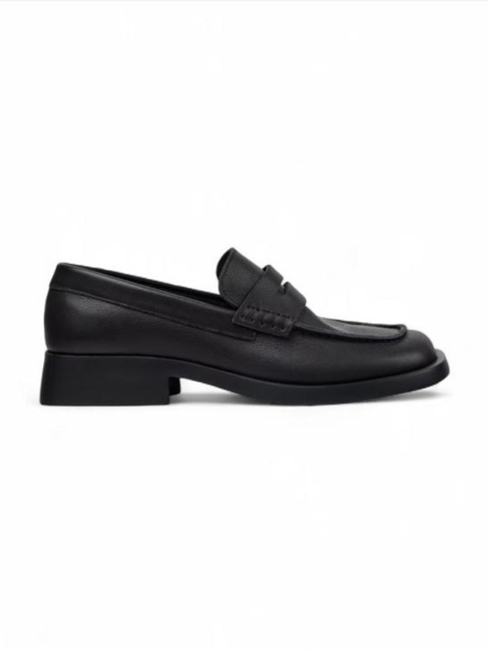 Camper Donna Black Leather Shoes Size 38